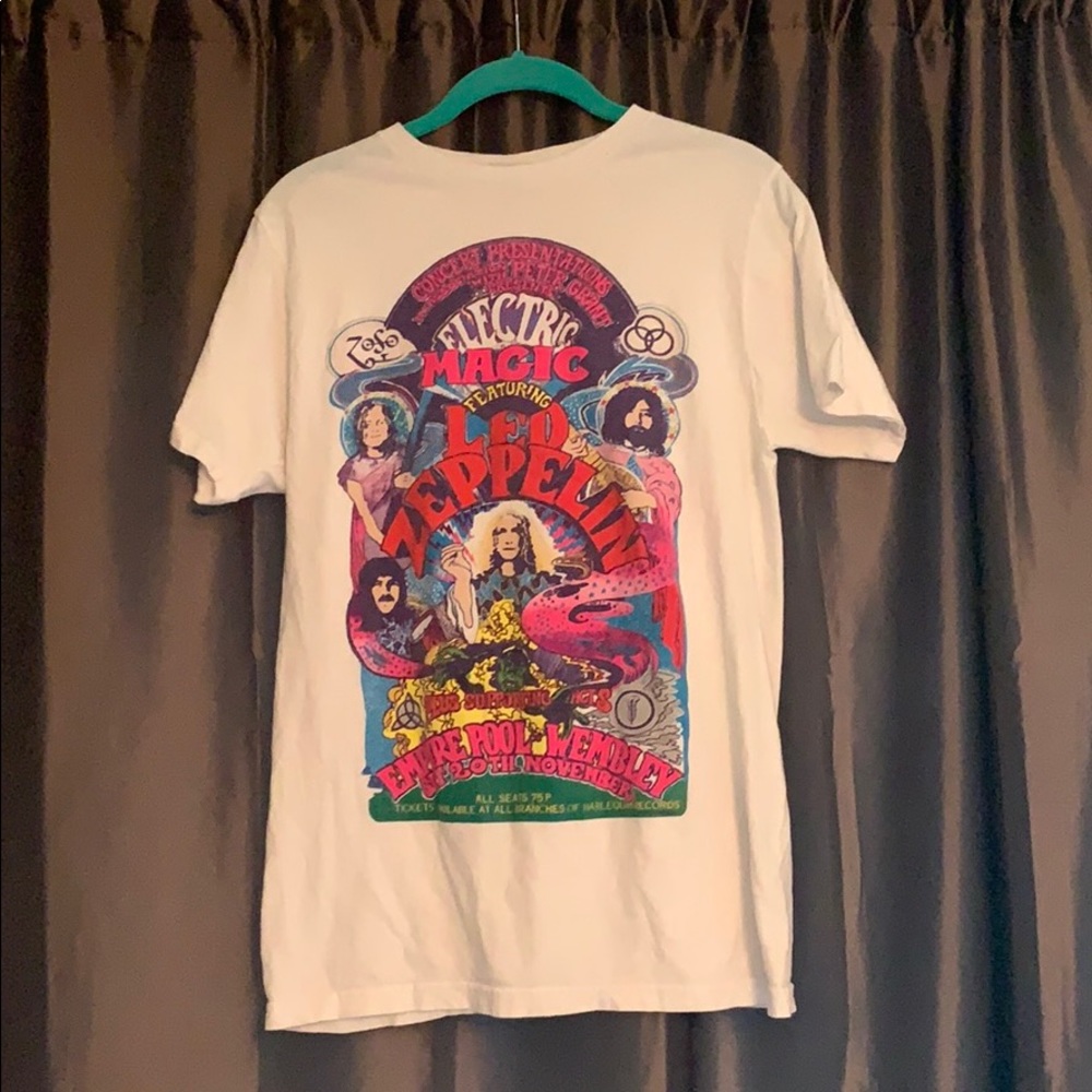 LED ZEPPELIN UK 1971 WINTER TOUR T-SHIRT- size M